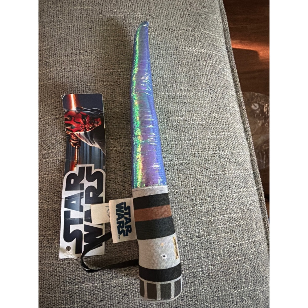Build-A-Bear Star Wars Lightsaber Plush Purple Iridescent NWT 2012 Accessory